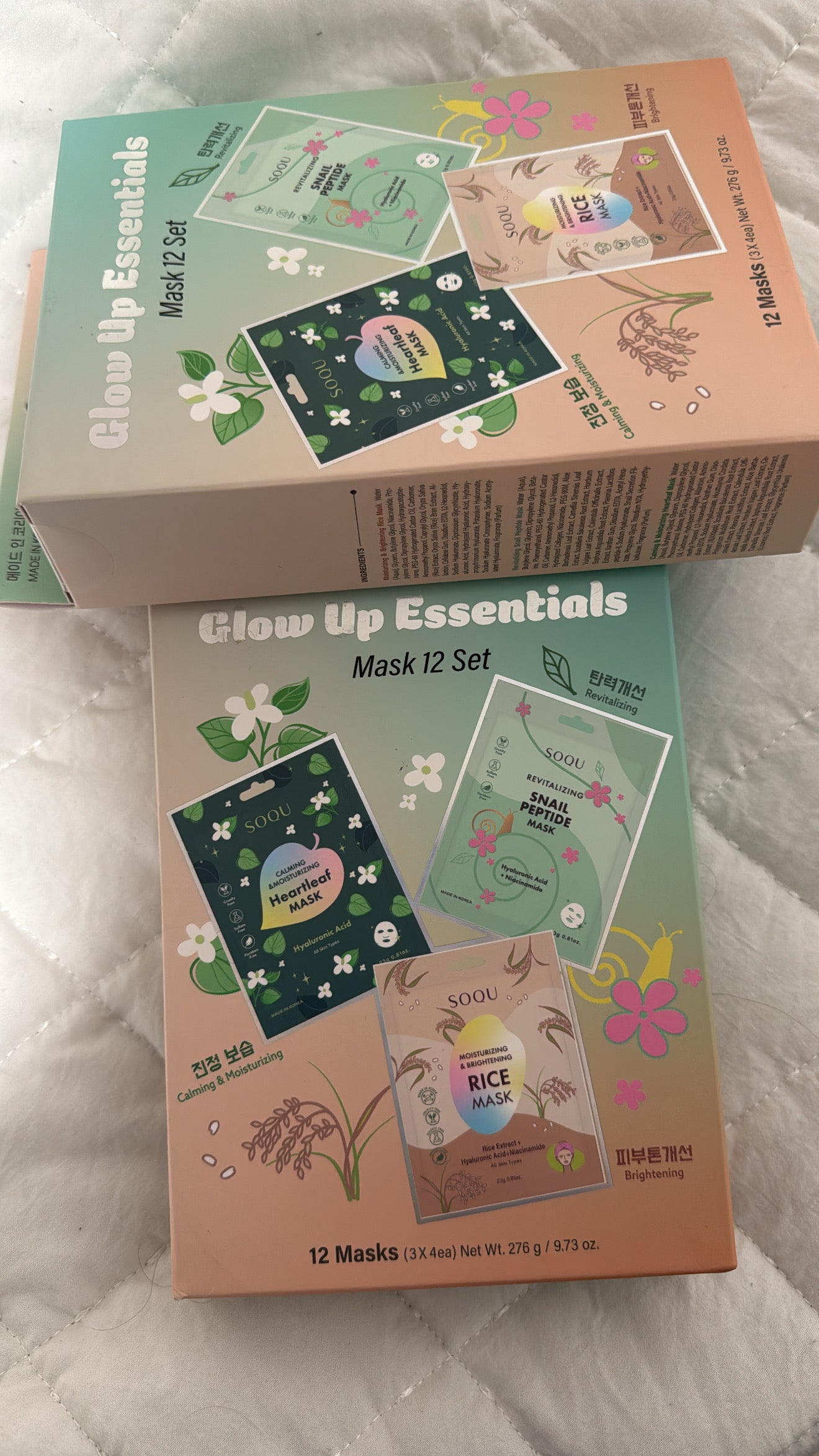 Glow up Essentials mask 12 set
