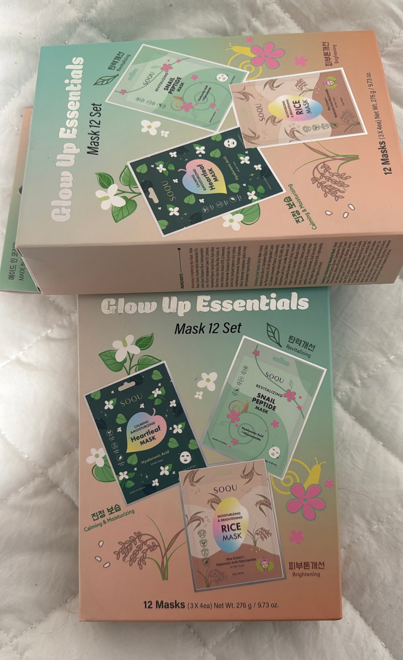 Glow up Essentials mask 12 set
